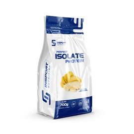 INSPORT Nutrition - PERFECT ISOLATE PROTEIN - Professionelles Sport-Supplement - Protein-Isolat - BCAA - EAA - Pure WPI - 23 Portionen - 700g Pulver - Geschmack: (Banane)
