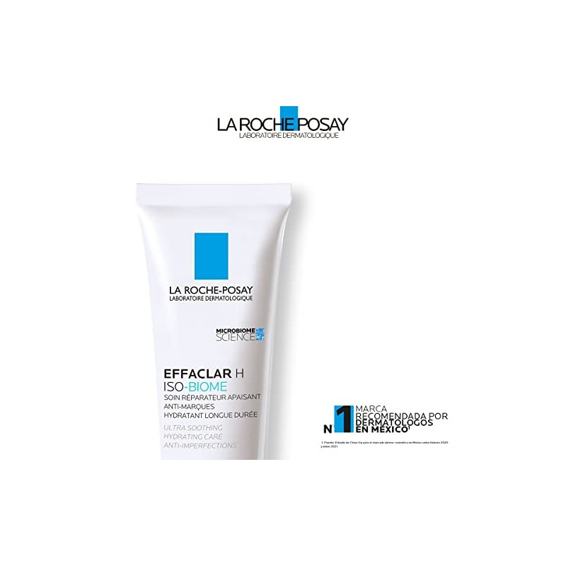 La Roche-Posay Effaclar H Iso-Biome - Crema hidratante (40 ml)