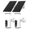 ANRAN Solar Security Cameras Wireless Outdoor with Light,2K Battery Powered