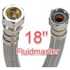 Fluidmaster 18" Fluidmaster Stainless Water Heater Supply Connector Hose Lines