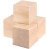 HOIGON 4 PCS 2.75 x 2.75 x 2.75 Inch Wooden