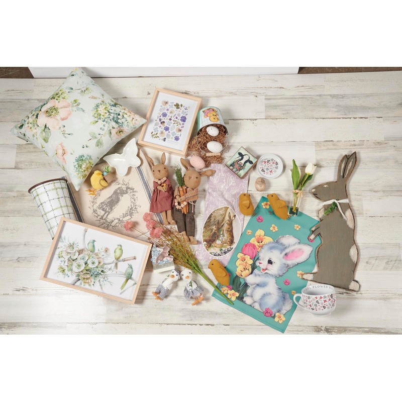 Primitives by Kathy, 107058, Easter Flowers & Hats Duck Home