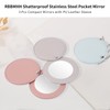 RBBMMH - Espejo de maquillaje de viaje de 3 piezas