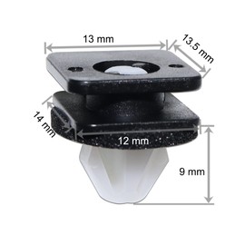 Woodzdon 20 Pcs A Pillar Trim Clip Windshield Moulding Retaining Clips for Ford Explorer 2011-2019 BB5Z78519R44-A Connecting Upper and Lower Moldings Black and White Nylon Retainer with Foam Sealer