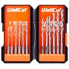 12 Piece Steel Drill Bit Set, hex Shank high Speed