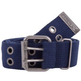 Original 2stoned Belt 4 cm Pearl Rivet Clasp Buckle available in a selection of lengths and, blue