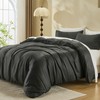 Simple&Opulence Cooling Duvet Cover Set Queen Size, 3 Pcs 100%