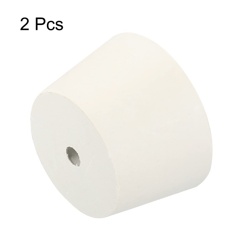 sourcing map Rubber Tapered Plug 45mm to 56mm with 8mm