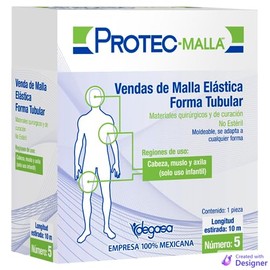 Venda de Malla Elastica Forma Tubular No. 5 de 10 metros