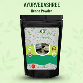 AYURVEDASHREE Natural & Pure Henna Powder (Lawsonia Inermis) 100 Gm | Red Henna Hair Color | Triple Sifted | No Chemical or Additives | Henna Powder For Hair | Henna Hair Color