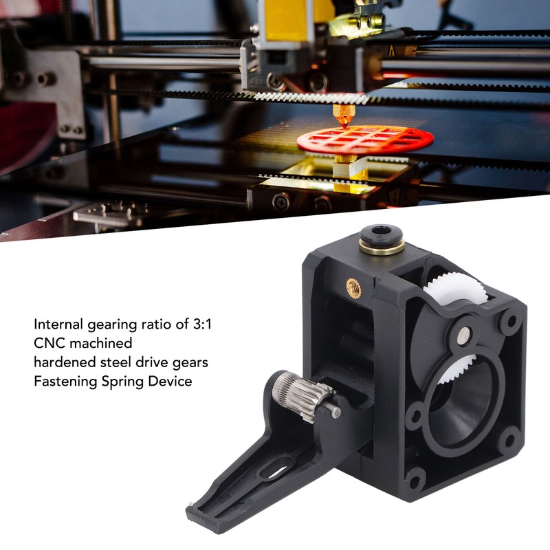 Dual Drive Extruder 3:1 Gearing Ratio CNC Machined Fastening Spring
