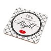 GRUSS&CO 44628 Coaster "Mrs. Right"