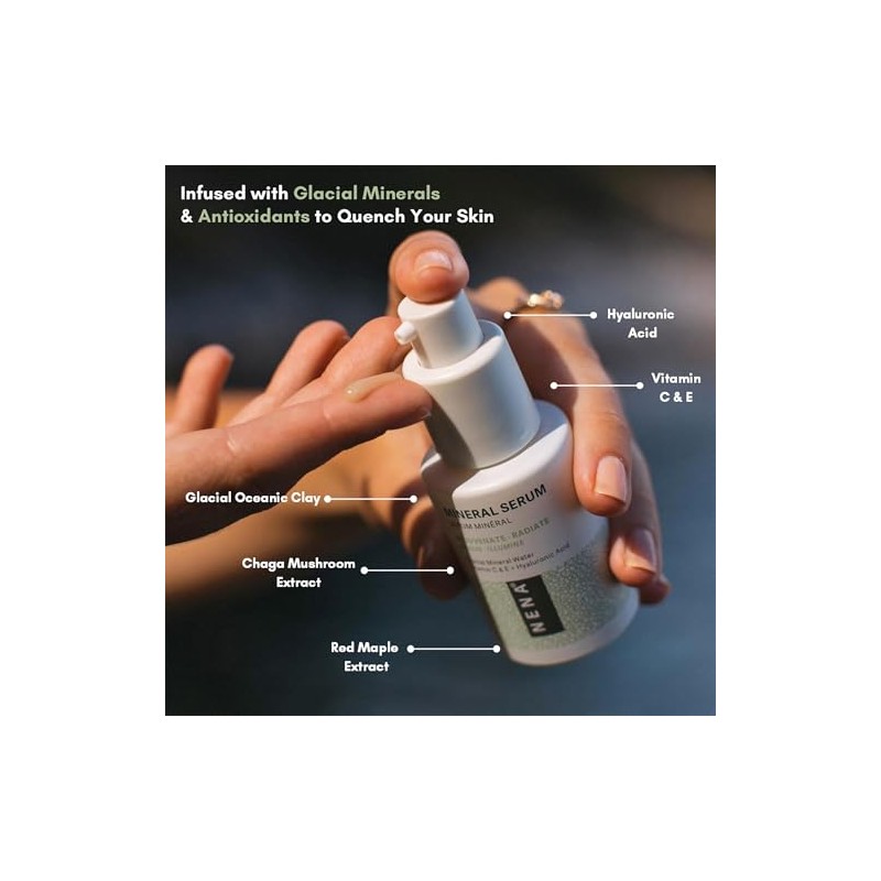Mineral Serum by NENA Skincare for Women - 1 oz