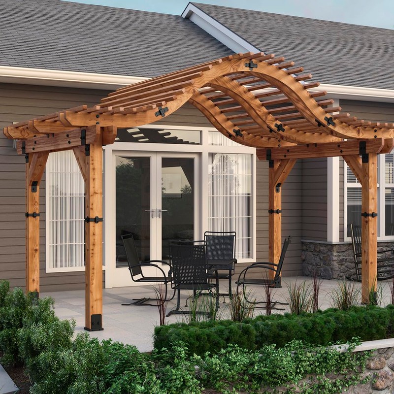 Ozco Ironwood Lite 8x8 Post Base Kit, Includes 1 Post