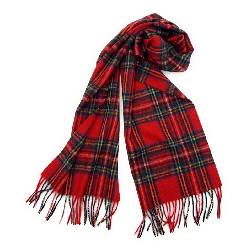 Edinburgh Lambswool Tartan Scarf Royal Stewart