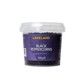 Lakeland Whole Black Peppercorns Tub 160g