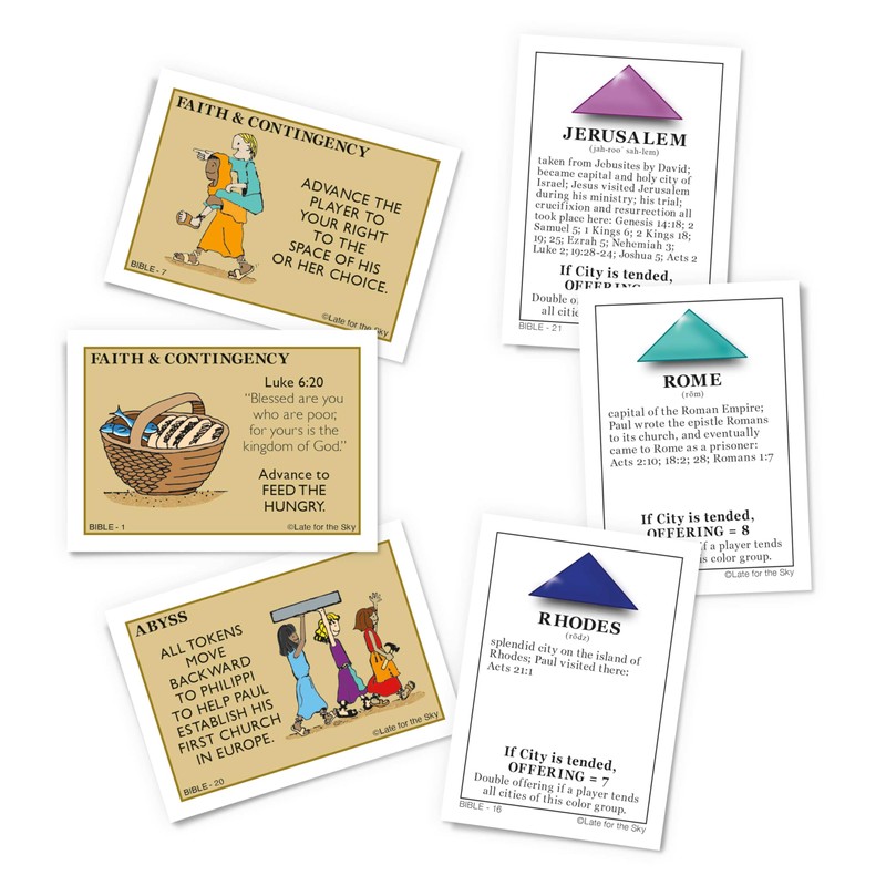 Late for The Sky Bibleopoly Family Board Game – Faith-Based