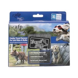 ALL FOR PAWS Travel Dog Harness for Safe Rides and Walks, Large, 6.5 kg