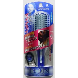 Ikemoto Kogyo IC100 Negative Ion Styling Brush, S, Blue, W 1.8 x H 6.5 x D 1.4 inches (46 x 165 x 35 mm)