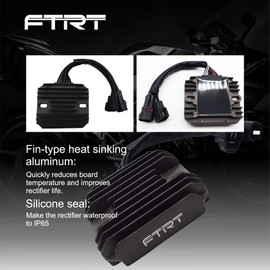 FTRT Motorcycle Regulator Rectifier Compatible with GSXR600 GSXR750 GSX-R600 GSX-R750 2006-2011/ GSXR1000 GSX-R1000 2005-2012/ DL650 2004-2012/ SV650 2003-2012