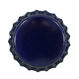 Bottle Cap Ungestanzt Diameter 26 mm Can Be Used With Plastic Seal For Standard Bottle, blue, 200 Stück Kronkorken
