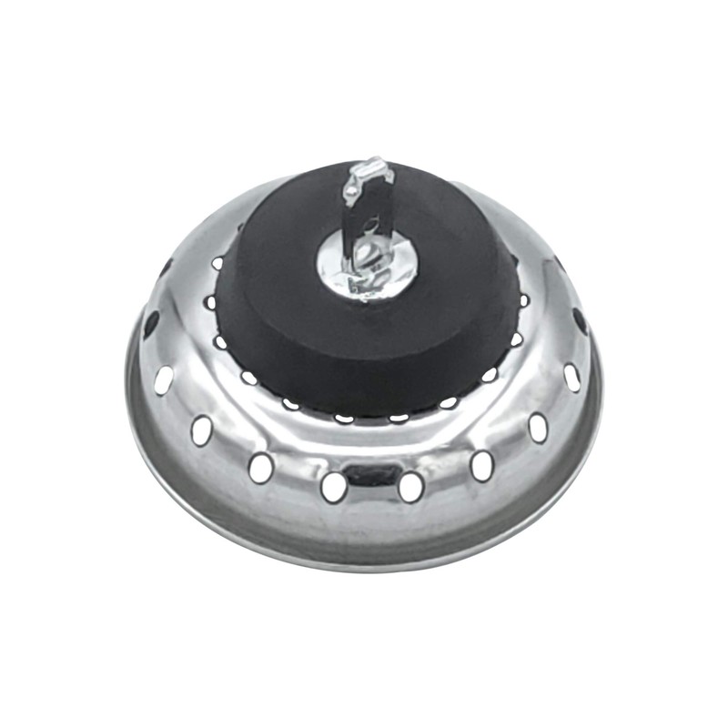 Replacement Kitchen Sink Stainless Steel Basket Strainer with Prong and