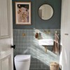 Kuishi Wall-Mounted Brushed Gold Soap Dispenser Bracket | 250-300ml Single