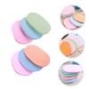 Baluue Household Exfoliating Sponges 6 Pcs Facial Cleaning Pads Compact