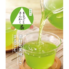 For Whole Sankaku Tea Pot with Matcha (0.2 oz (5 g) x 40 Pieces, Roasted Rice, Blend, Tea Life