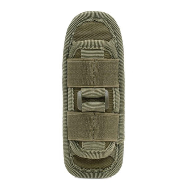 LINXGR Tactical Flashlight Holster with 360° Rotating Clip(Green)