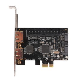 SATA PCI Express Controller Card, PCIe to 3Gb/s SATA ESATA IDE Controller Expansion Card Adapter, Support for RAID