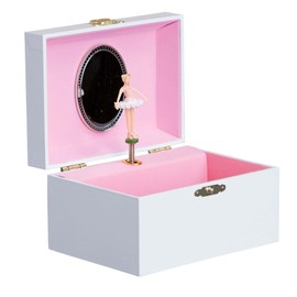 Celestial Moon Ballerina Musical Jewelry Box Plays It's a Small World