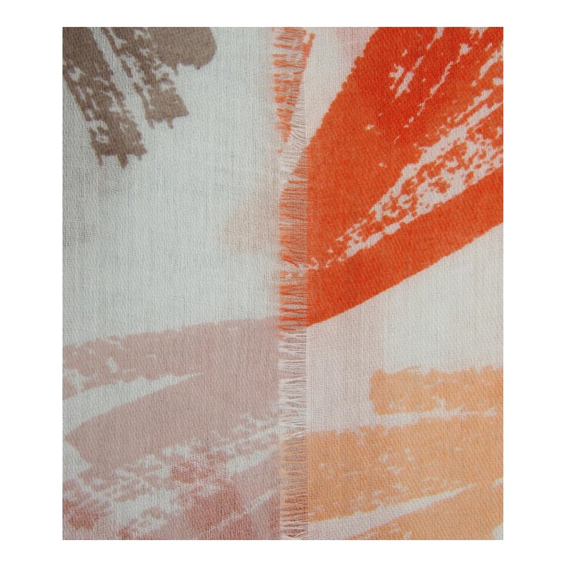 Majea 880037 Women's Scarf Head Scarf Scarf Women's Stole, Orange