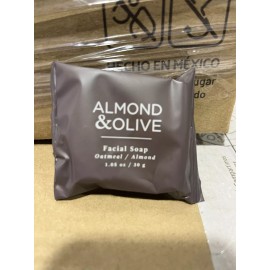 Almond & Olive Facial Soap Oatmeal Almond 1.05 30G Travel Lot of 14
