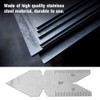 Stainless Steel Fishtail Center Gauge Screw Thread Lathe Cutting Tool