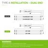 NYLL 12 in. T8 G13 Type A Plug & Play