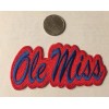 Ole Miss Rebels Vintage Embroidered Iron On Patch 4” X