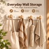 No-Drill Wall Coat Rack for Clothes & Bags – Carbon