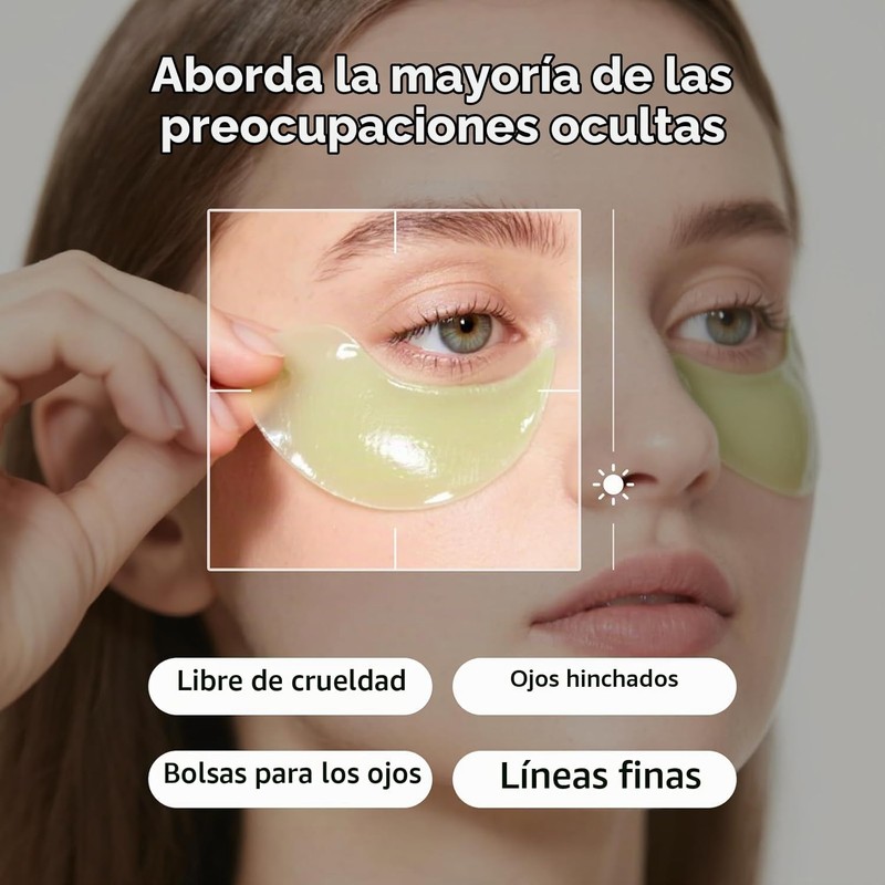 Parches Ojos de Aguacate con Colageno - Contorno de Ojos