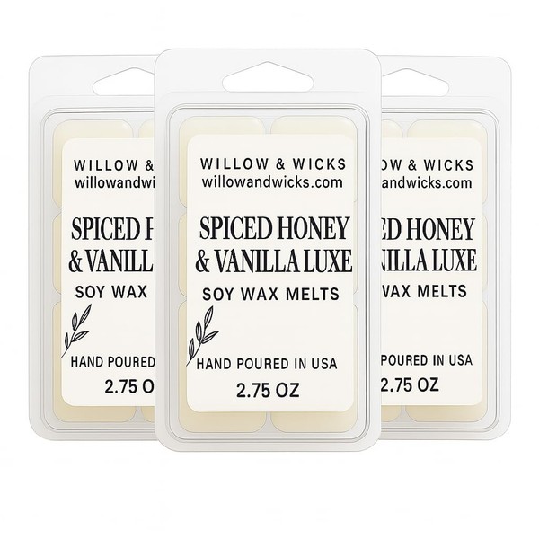 Willow & Wicks Spiced Honey & Vanilla Luxe – 3