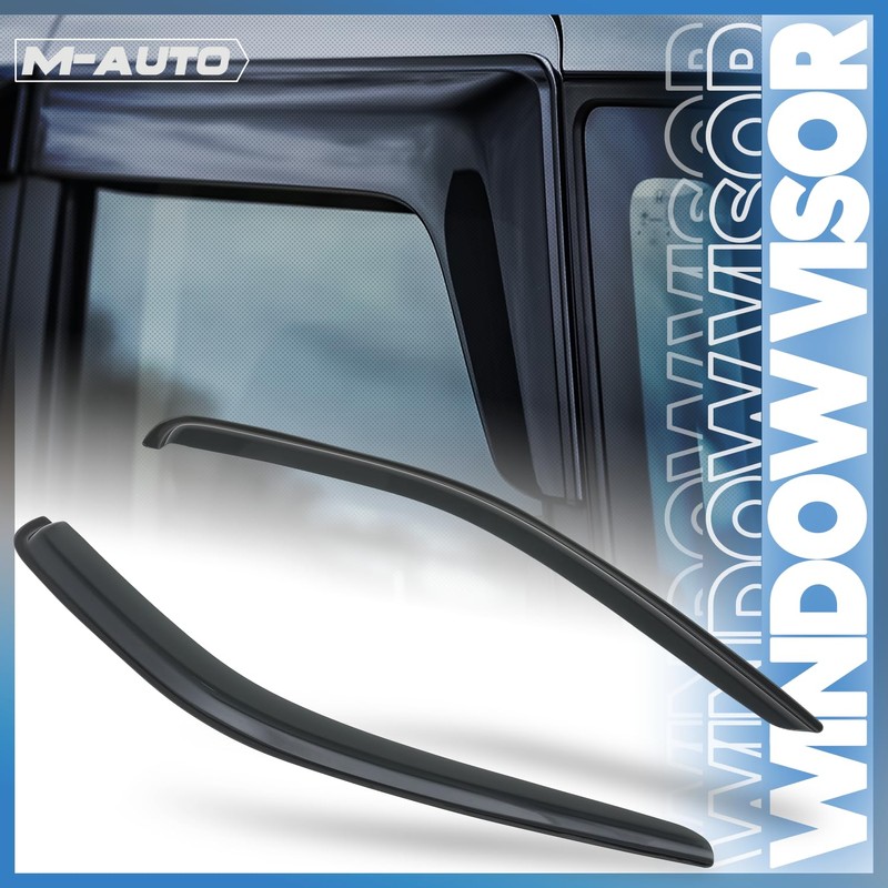M-AUTO Window Visor Shade Compatible with 05-10 Dodge Dakota Extended