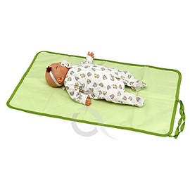 Roll n Go Baby Travel Reversible Changing Mat/Foldable and Lightweight (Green)