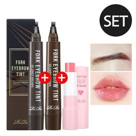 Lir 1+1+lip balm/Lir Fork Tattoo Eyebrow Tint / 8-day clinical trial completed, type 04) Fork No. 4 + No. 4 + lip balm random / 리르 1+1+립밤/리르 포크 타투아이브로우 틴트 / 8일지속 임상완료, 종류04)포크4호+4호+립밤랜덤