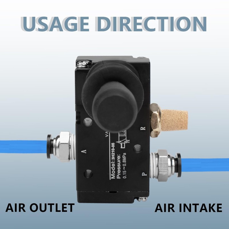 Innfeeltech 1 x Air Hand Lever Actuated Valve 3-Way 2-Position