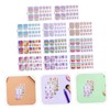 Baluue 11pcs Glitter Rainbow Toenail Stickers Easy DIY Nail Art