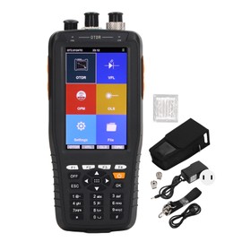 Optical TimeDomain Reflectometer 3.97in Screen 0‑60km ABS Housing 4 in 1 Cable Obstacle Detector 100‑240V US Plug
