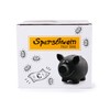 Ceramic Piggy Bank for Writing on Blackboard Varnish with Chalk