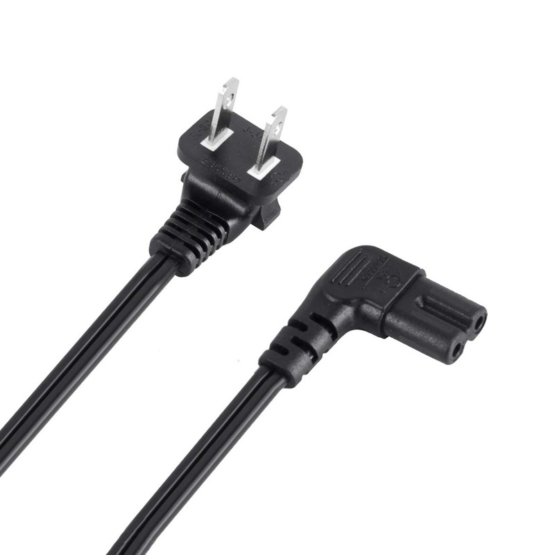 VSEER 1.5FT SPT-2 18 AWG Angled 2-Slot Non-Polarized Angle Figure