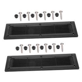 BUGUUYO 2 Pack Air Vents Covers Floor Vent Covers for Central Rv Bus Trailer Magnetic Louvered Ventilation Grill Easy Install White