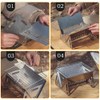 Stainless Steel BBQ, Portable Grill, Multi-Purpose Foldable Camping Stove, Ultra-Lightweight,